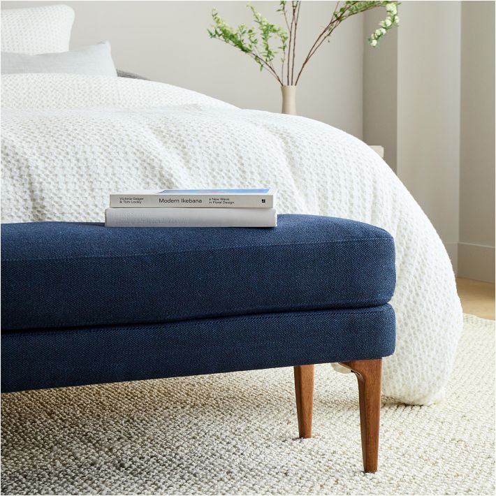 West elm end store of bed bench