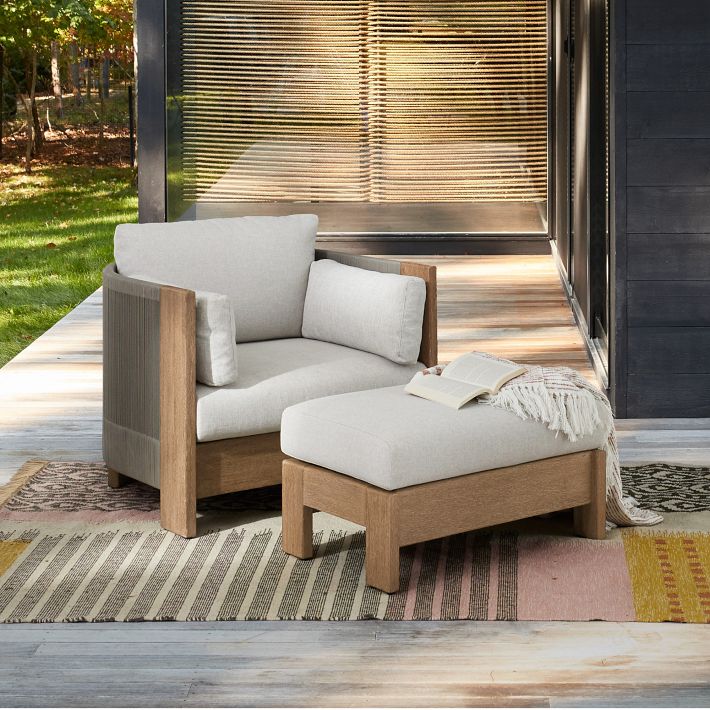 West elm on sale outdoor ottoman