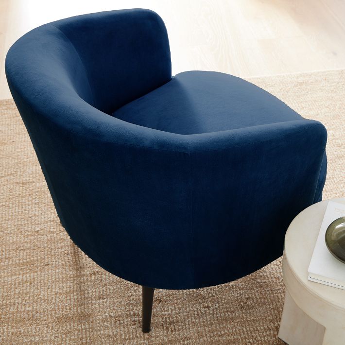 Navy deals slipper chair