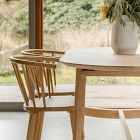 Solid Oak Oval Dining Table