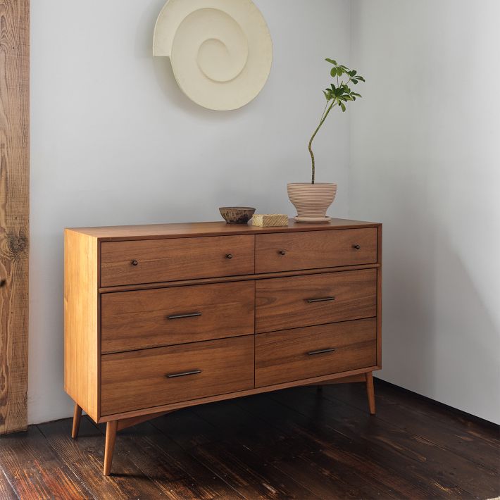 Mid-Century 6-Drawer Dresser (56)