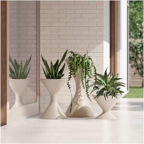 Rivington Ceramic Planters | West Elm