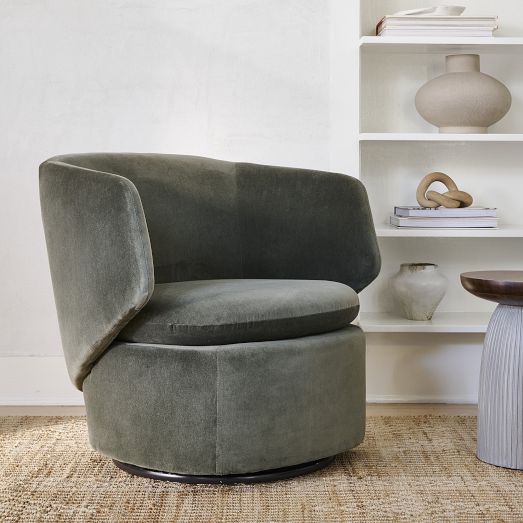 Crescent Swivel Chair West Elm