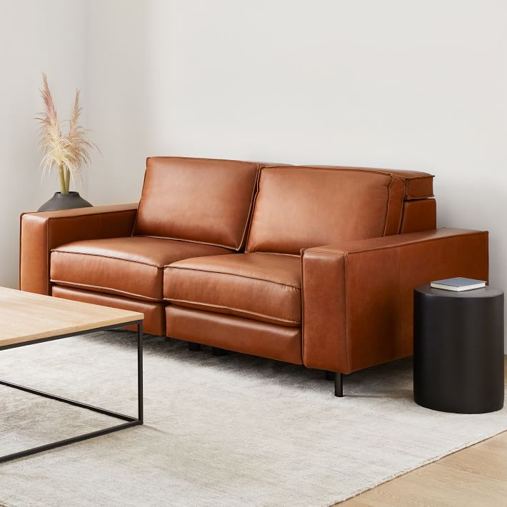 Axel Motion Reclining Leather Sofa 78