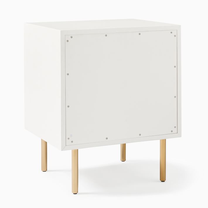 West elm margot raffia outlet nightstand