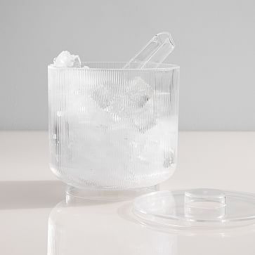 Fluted Acrylic Ice Bucket West Elm