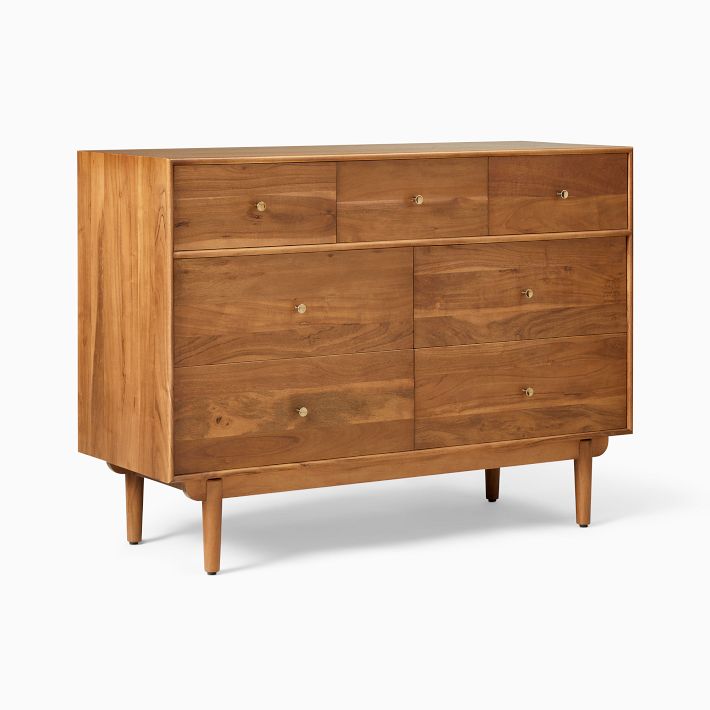 Anton Solid Wood Narrow 6-Drawer Dresser (48)