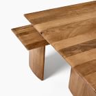 Anton Solid Wood Dining Table (72&quot;) &amp; 2 Bench (63&quot;) Set