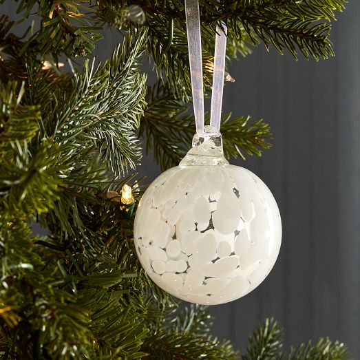 Glass Confetti Ball Ornament West Elm