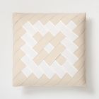 Linen Strap Weave Pillow Cover