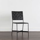 Woven Leather Dining Chair