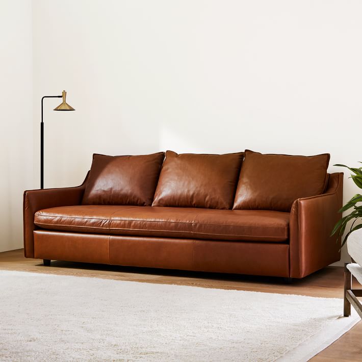 Easton Leather Sofa (75&quot;&ndash;95&quot;)