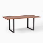 Tompkins Industrial Dining Table - Cool Walnut