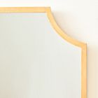 Scalloped Edge Metal Wall Mirror