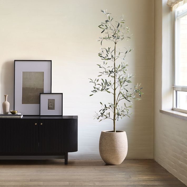 Faux Potted Sparse Olive Tree | West Elm