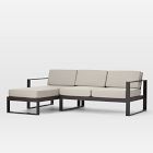 Portside Aluminum Outdoor 2-Piece Chaise Sectional (89&quot;)