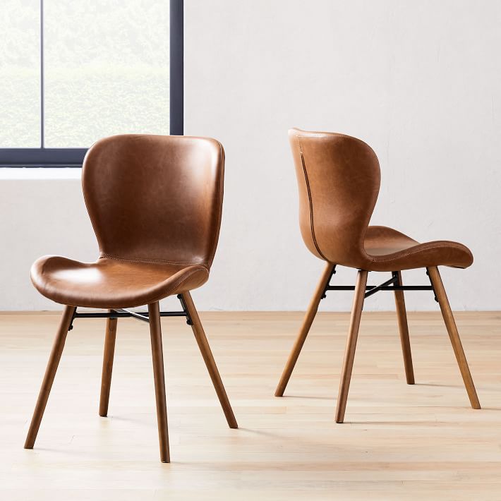 Uma Faux Leather Dining Chair (Set of 2)