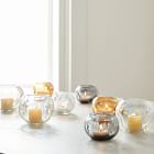 Puff Colored Glass Votive Candles