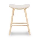 Oak Wood Saddle Bar &amp; Counter Stools