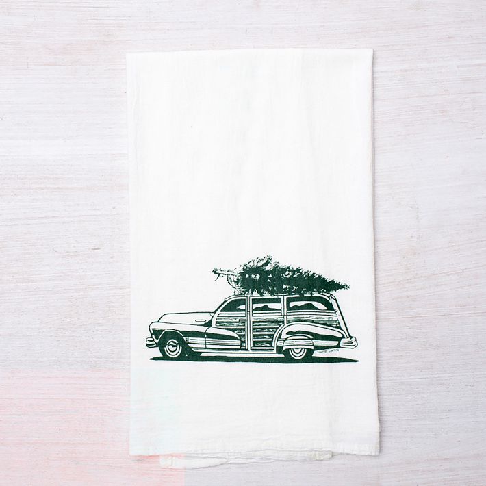 Counter Couture Woodie Wagon Towel