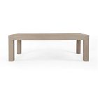 Modern Teak Outdoor Rectangle Dining Table (87&quot;)
