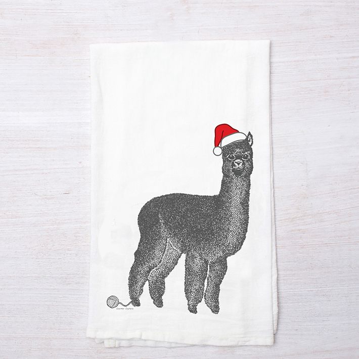 Counter Couture Santa Alpaca Towel