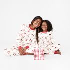 Organic Smiley Santa Pajamas - Adult