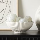 Sanibel White Textured Ceramic Vases