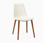 Slope Upholstered Dining Chair - Wood Legs