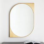 Cat Eye Metal Wall Mirror - 26&quot;