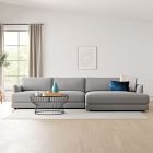 Haven 2-Piece Double Wide Chaise Sectional (127&quot;&ndash;151&quot;)