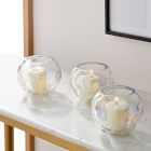 Puff Colored Glass Votive Candles
