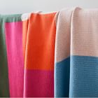 Half Moon Layered Blocks Throw