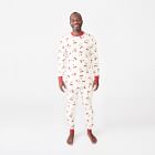 Organic Smiley Santa Pajamas - Adult