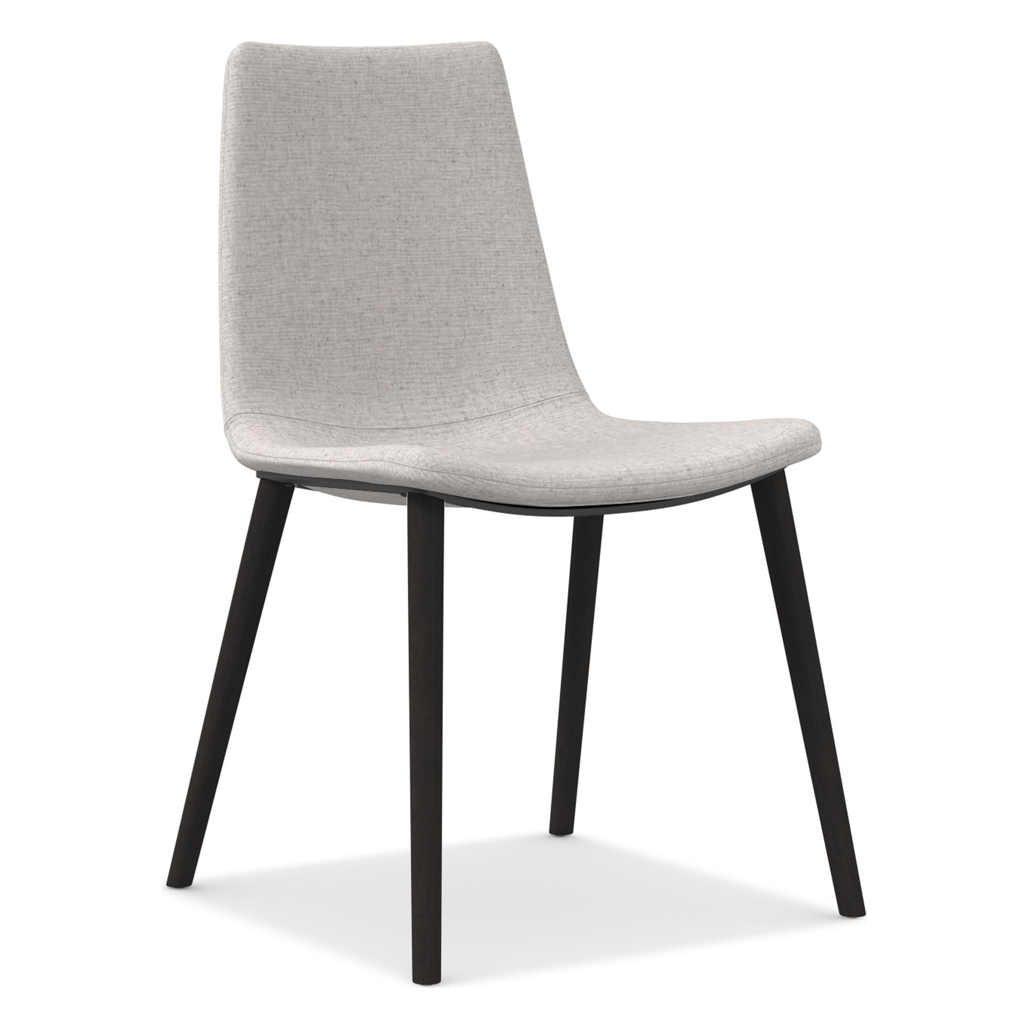 Slope Upholstered Dining Chair - Wood Legs | West Elm