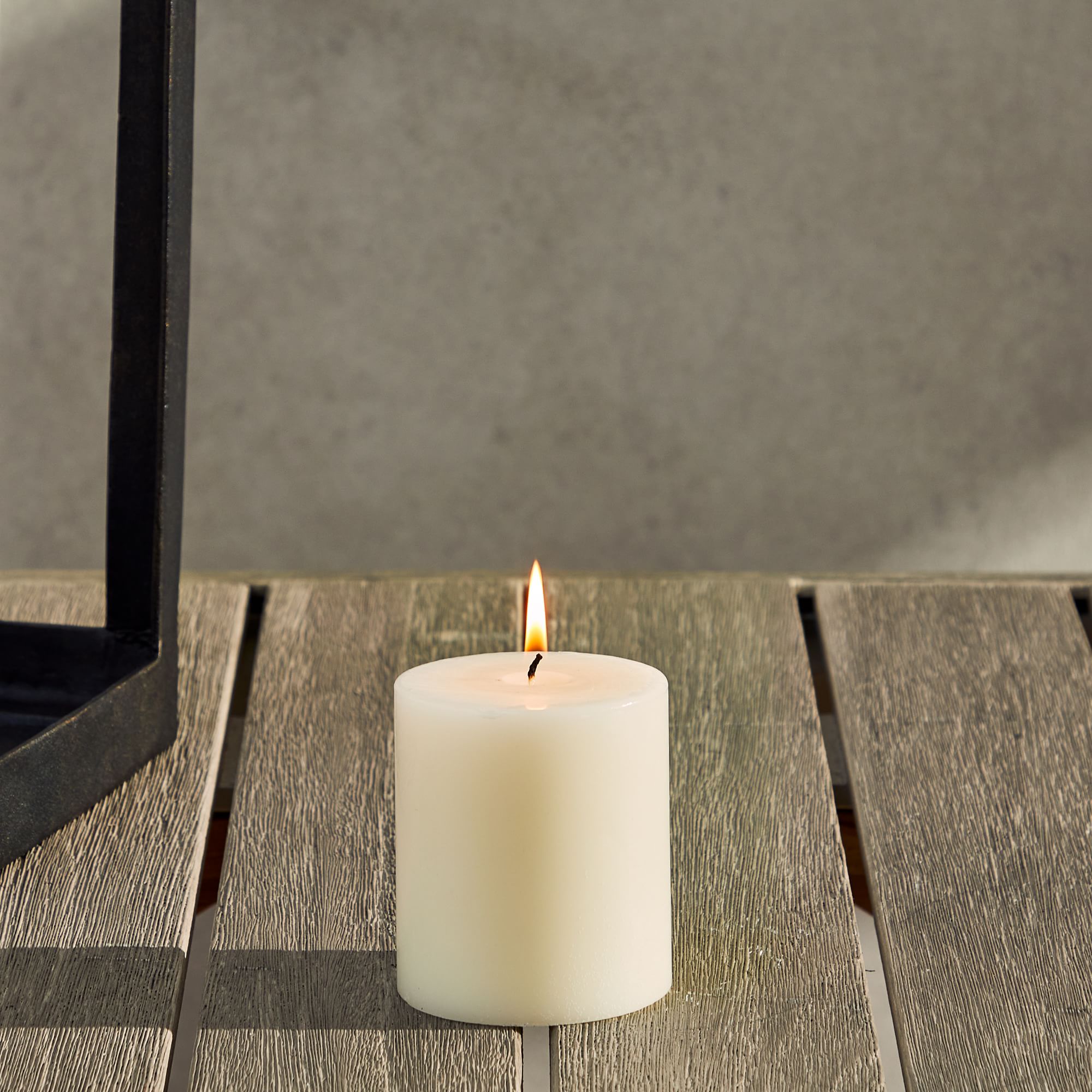 Citronella Outdoor Pillar Candles | West Elm