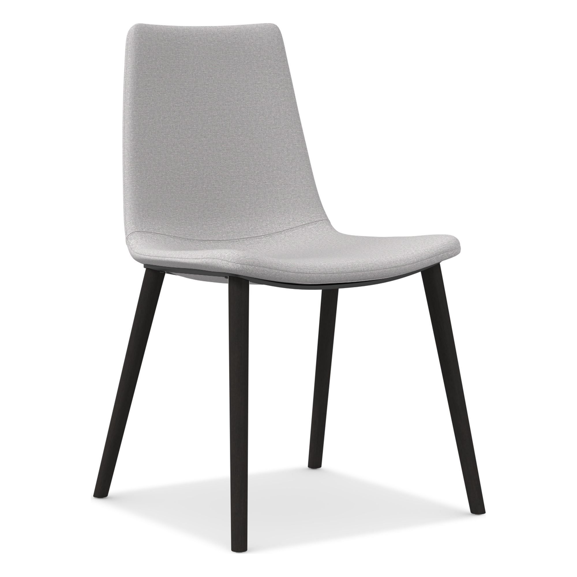 Slope Upholstered Dining Chair - Wood Legs | West Elm