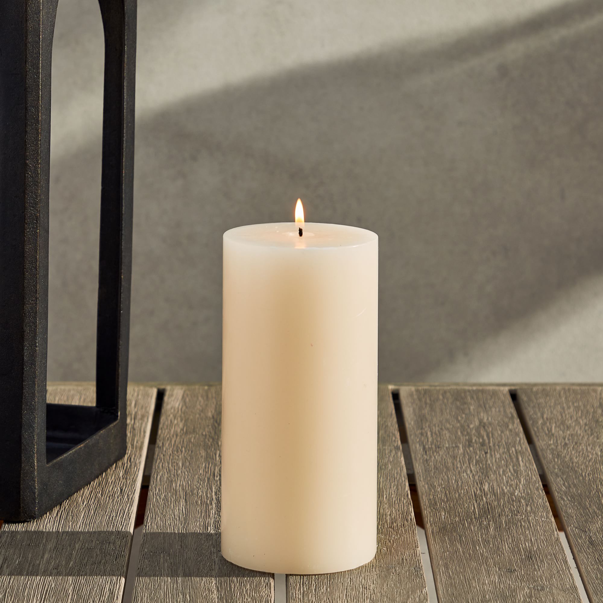 Citronella Outdoor Pillar Candles | West Elm