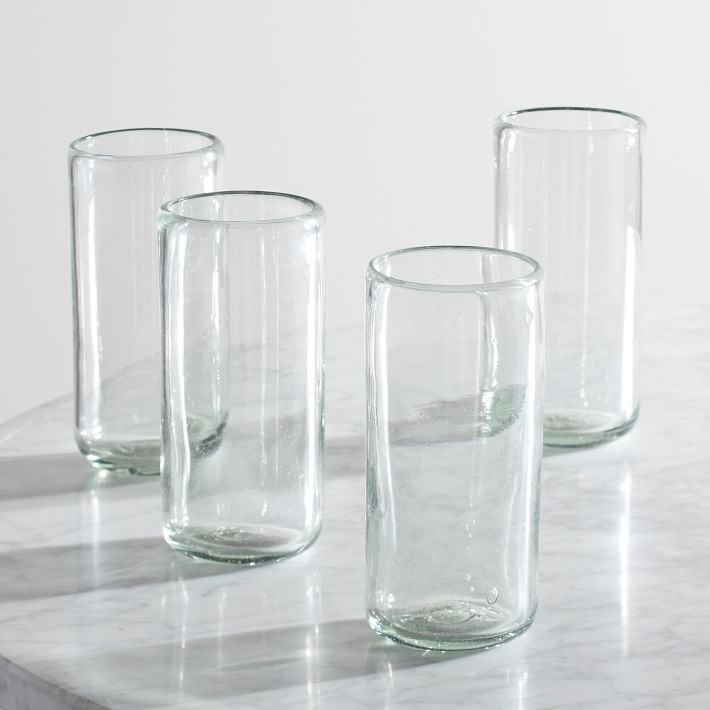 Recycled Mexican Tall Drinking Glass Set