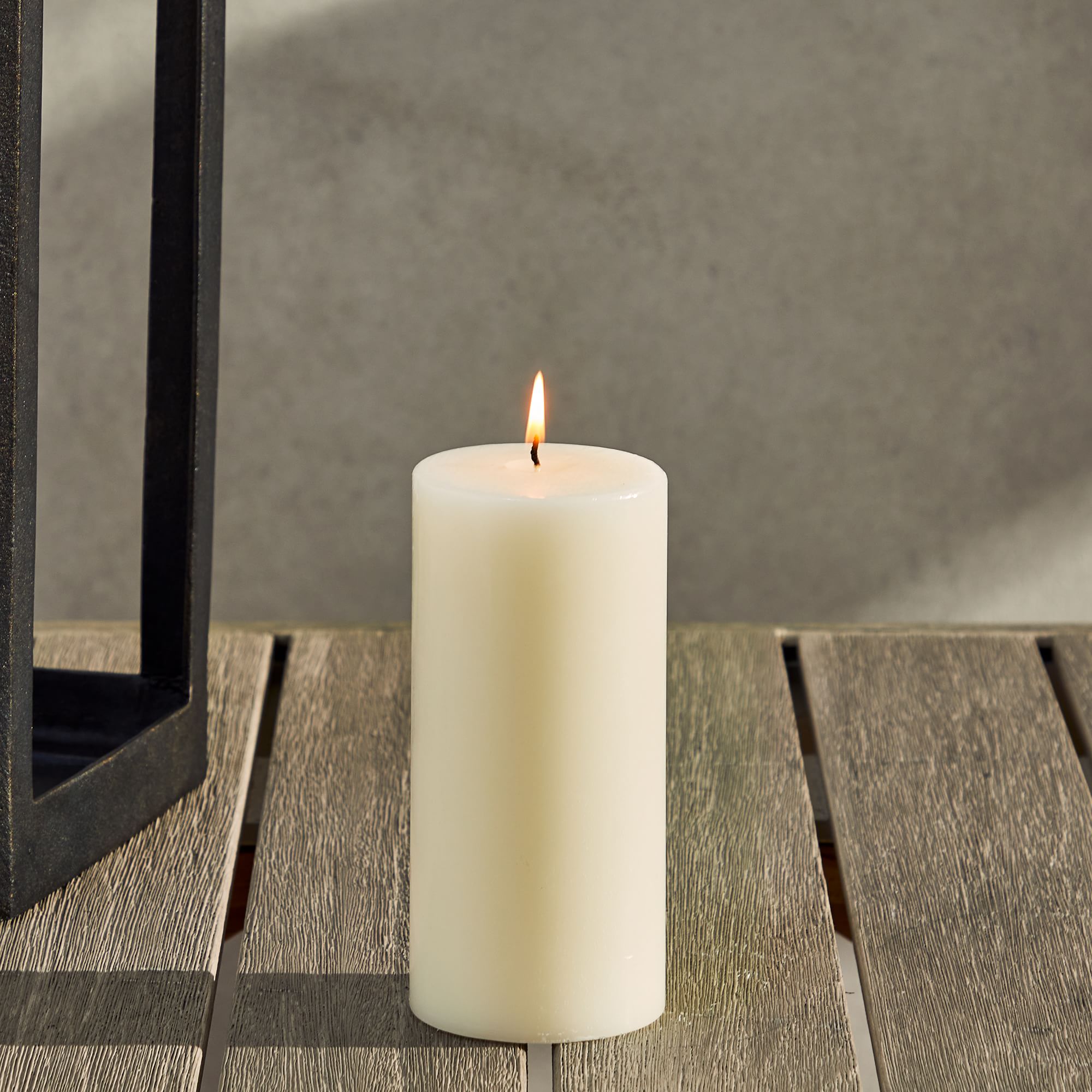 Citronella Outdoor Pillar Candles | West Elm