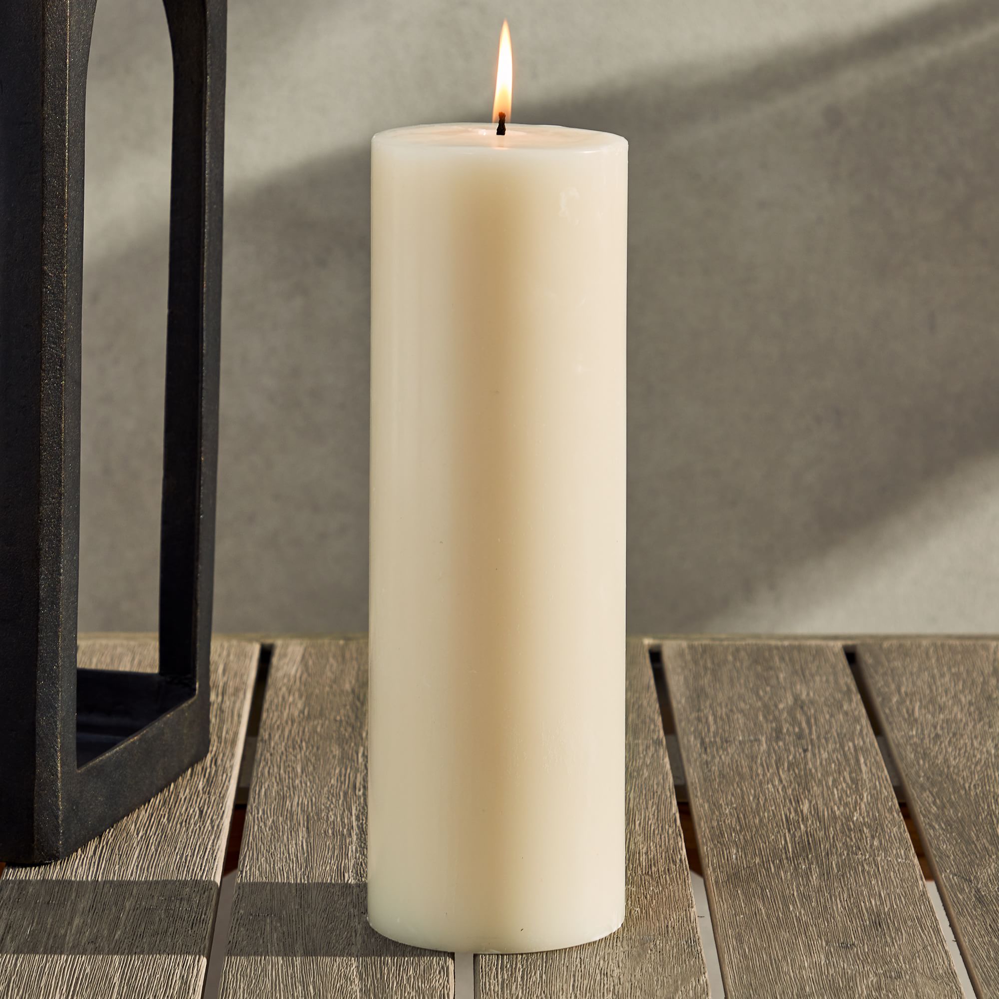 Citronella Outdoor Pillar Candles | West Elm