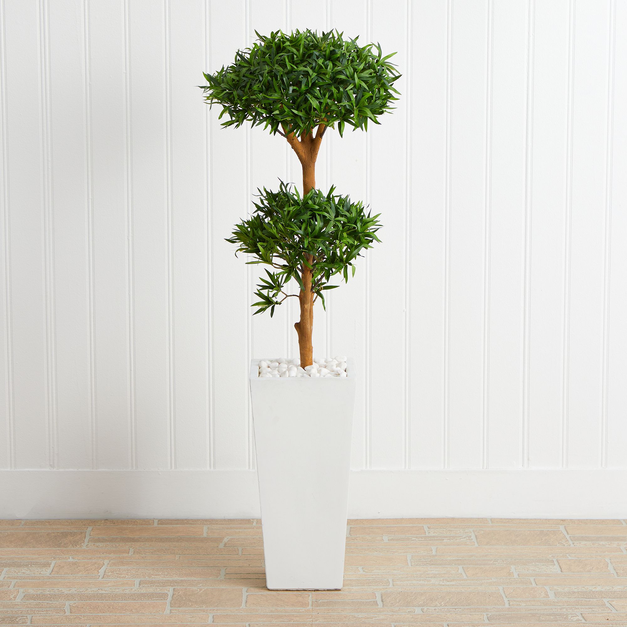 Faux Potted Bonsai Podocarpus Tree | West Elm