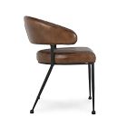 Leather Wraparound Dining Chair