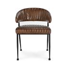 Leather Wraparound Dining Chair