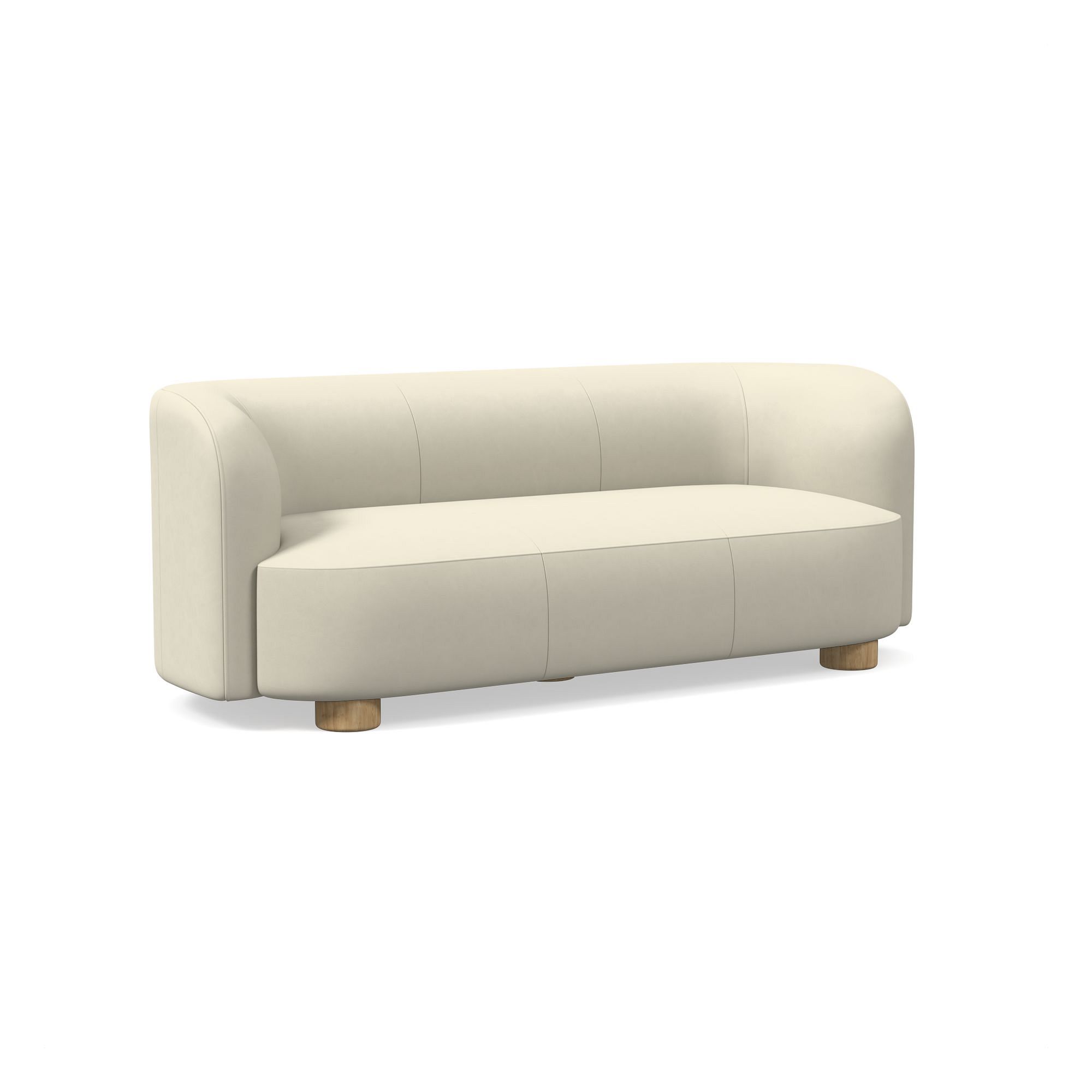 Laurent Leather Sofa (76"–96") | West Elm