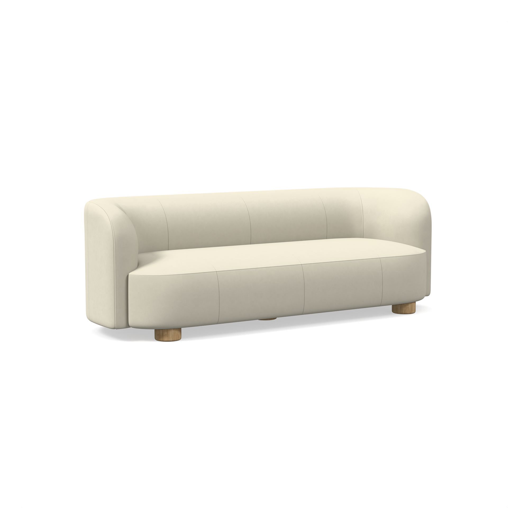 Laurent Leather Sofa (76"–96") | West Elm