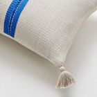 Silk Mono Stripe Lumbar Pillow Cover