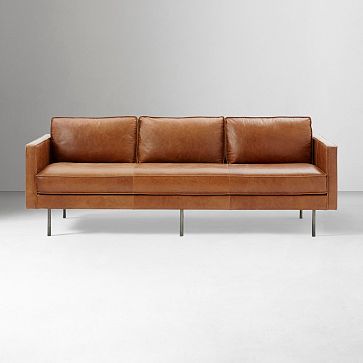 Axel Leather Sofa (60–89) | West Elm
