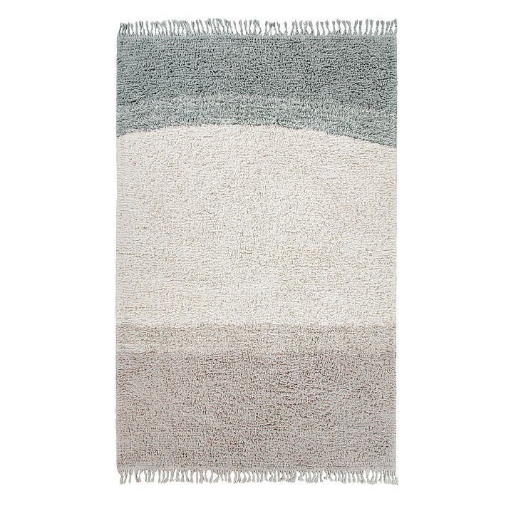 Into The Blue Washable Wool Rug