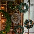 Pre-Lit Faux Mixed Pine &amp; Pepperberry Wreath &amp; Garland